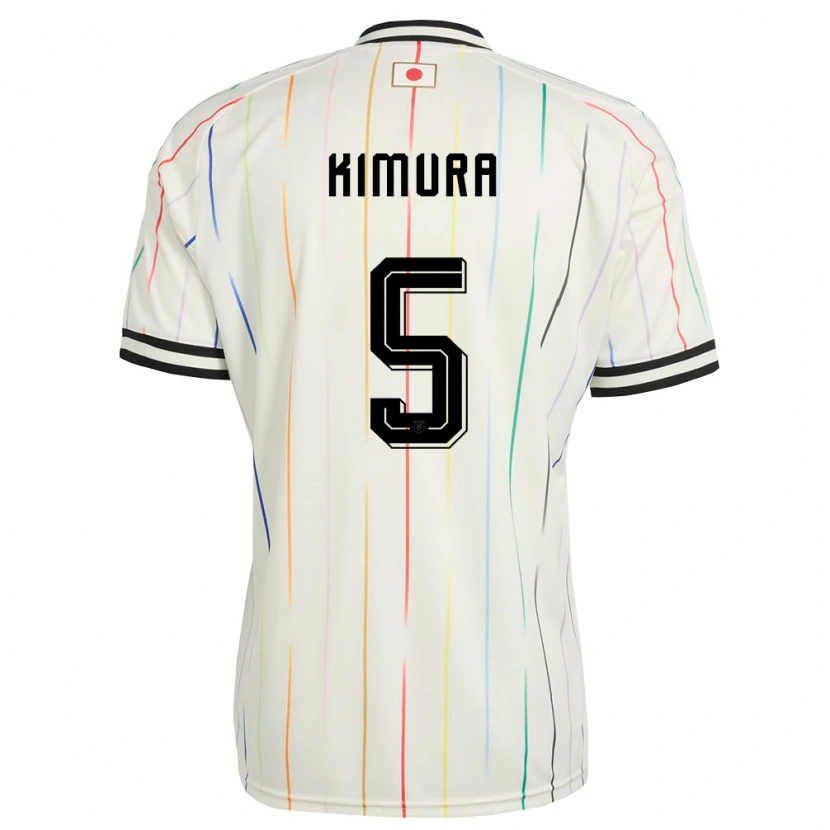 Danxenキッズ日本木村誠二#5白 黒アウェイシャツ26-28ジャージーユニフォーム