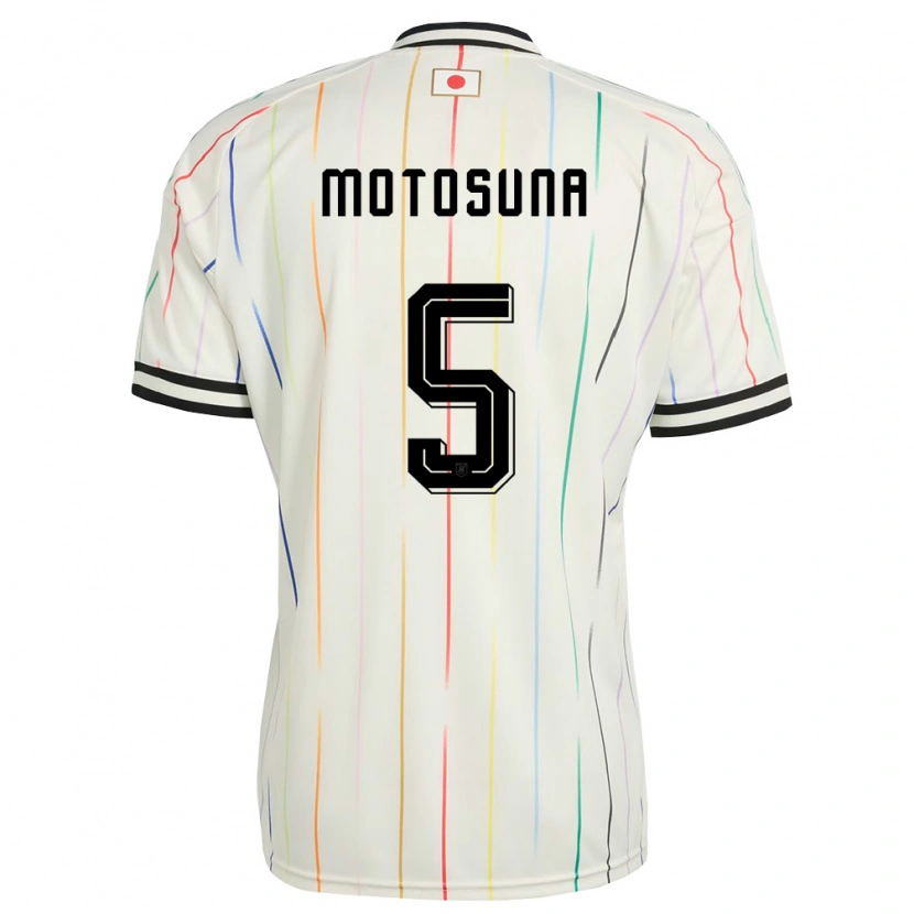 Danxenキッズ日本Anthony Motosuna#5白 黒アウェイシャツ26-28ジャージーユニフォーム