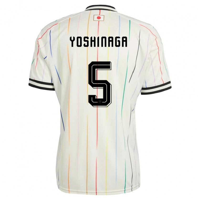 Danxenキッズ日本吉永夢希#5白 黒アウェイシャツ26-28ジャージーユニフォーム