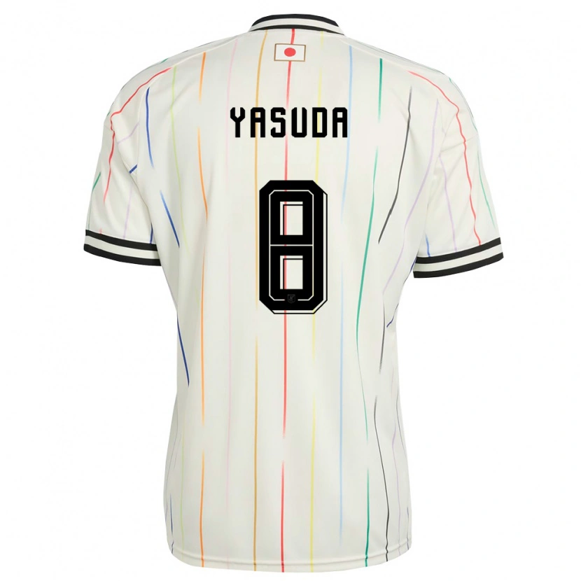 Danxenキッズ日本保田堅心#8白 黒アウェイシャツ26-28ジャージーユニフォーム