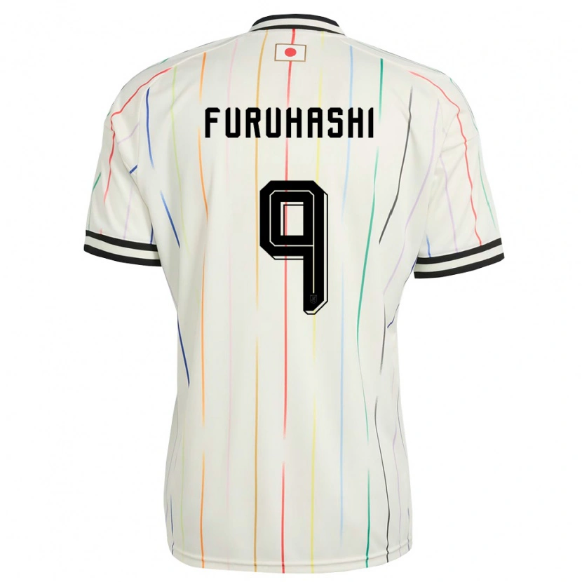 Danxenキッズ日本古橋亨梧#9白 黒アウェイシャツ26-28ジャージーユニフォーム