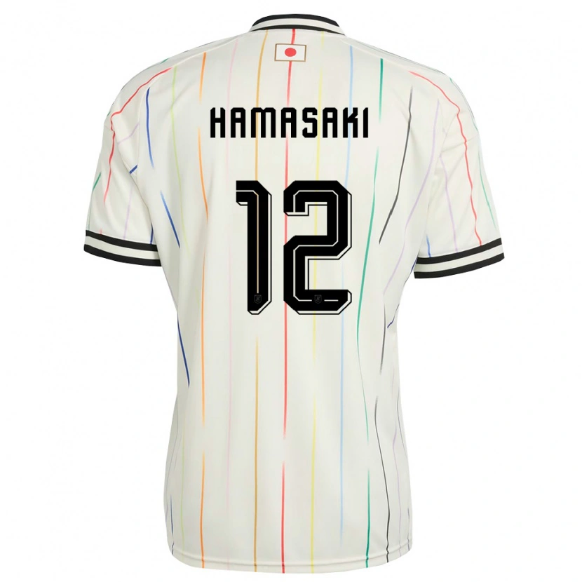 Danxenキッズ日本トモヤス・ハマサキ#12白 黒アウェイシャツ26-28ジャージーユニフォーム