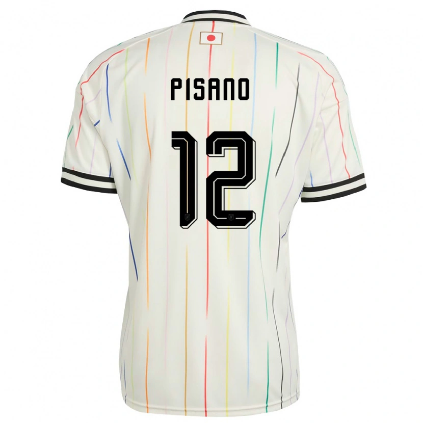 Danxenキッズ日本ピサノ・アレックス幸冬堀尾#12白 黒アウェイシャツ26-28ジャージーユニフォーム