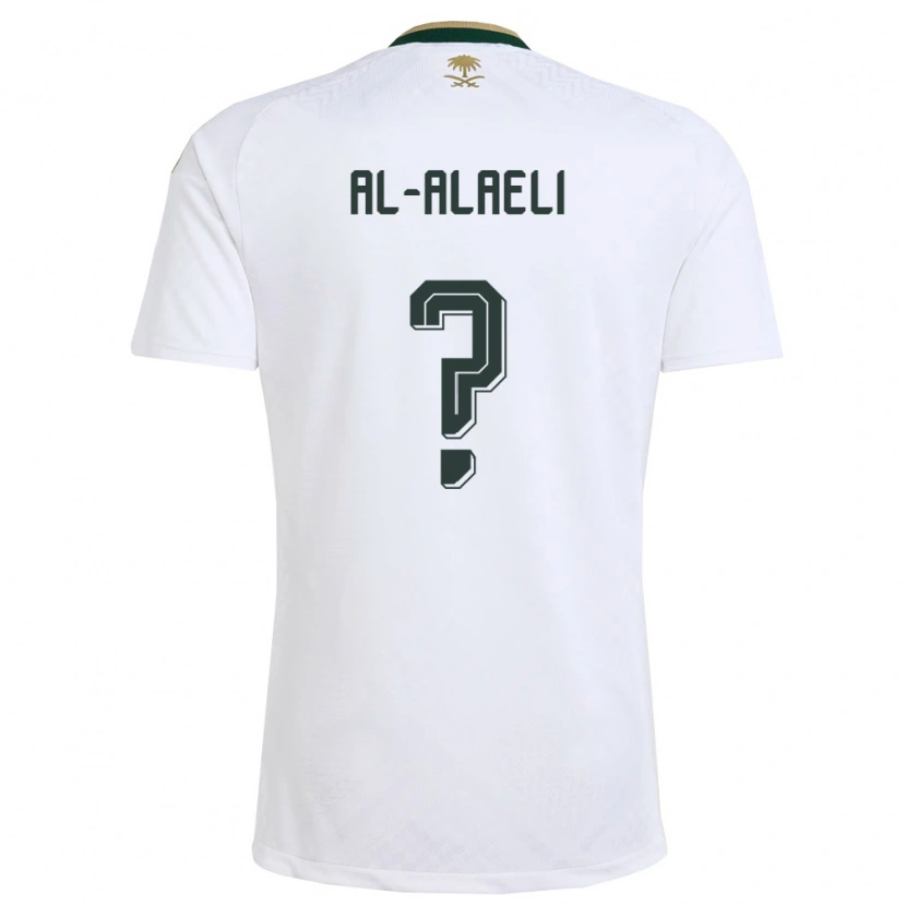 DanxenキッズサウジアラビアMishal Al-Alaeli#0白 緑 金アウェイシャツ26-28ジャージーユニフォーム
