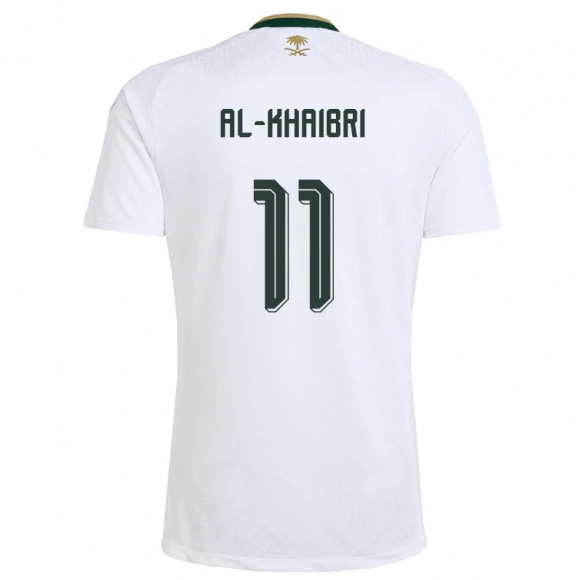 Danxenキッズサウジアラビアタメル・アル・ハイバリー#11白 緑 金アウェイシャツ26-28ジャージーユニフォーム