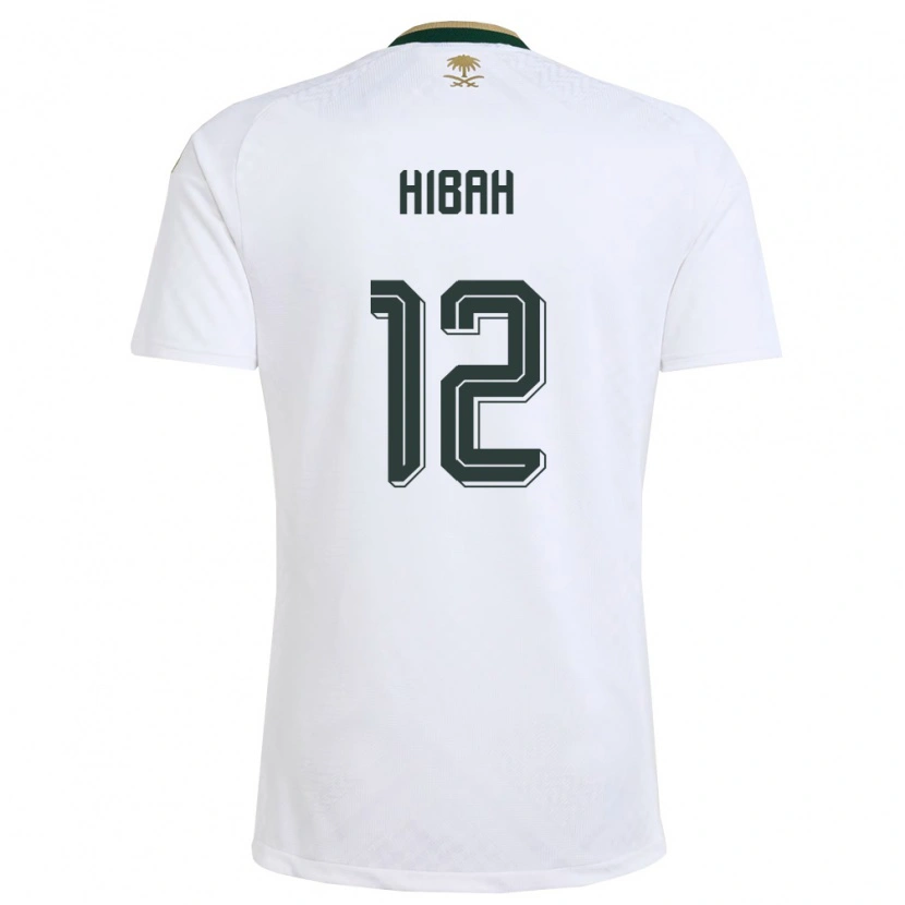 DanxenキッズサウジアラビアAdel Hibah#12白 緑 金アウェイシャツ26-28ジャージーユニフォーム