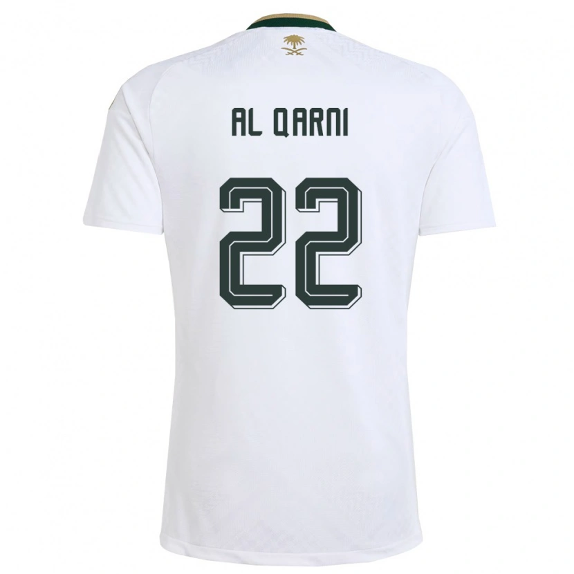 Danxenキッズサウジアラビアファウワーズ・アル＝ガルニー#22白 緑 金アウェイシャツ26-28ジャージーユニフォーム