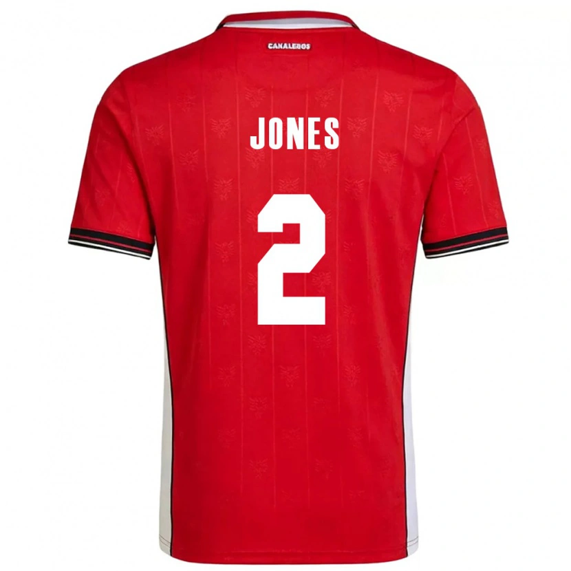 DanxenメンズパナマJoseph Jones#2赤 茶 白ホームシャツ26-28ジャージーユニフォーム