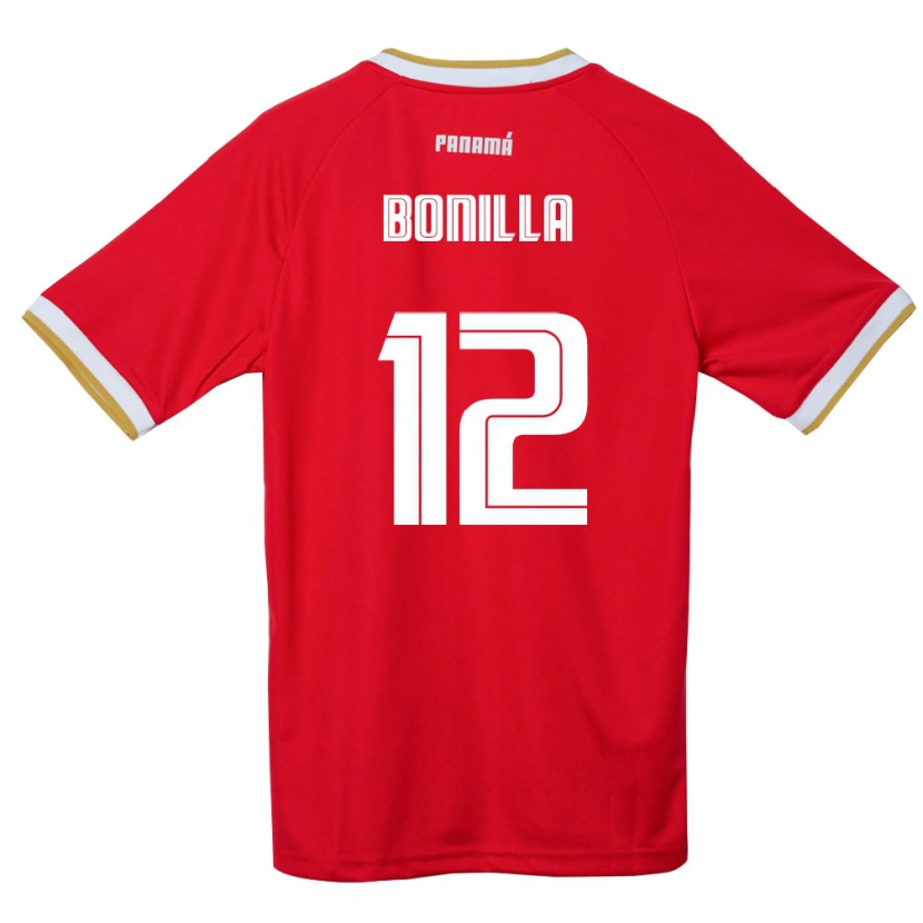 DanxenメンズパナマDavid Bonilla#12赤 茶 白ホームシャツ26-28ジャージーユニフォーム