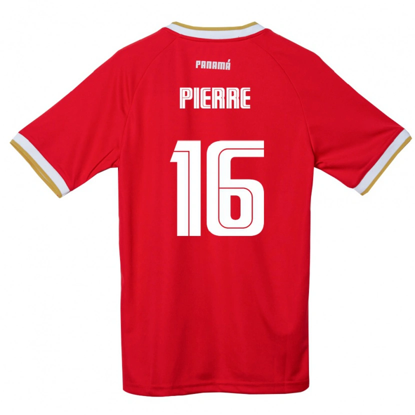DanxenメンズパナマJael Pierre#16赤 茶 白ホームシャツ26-28ジャージーユニフォーム