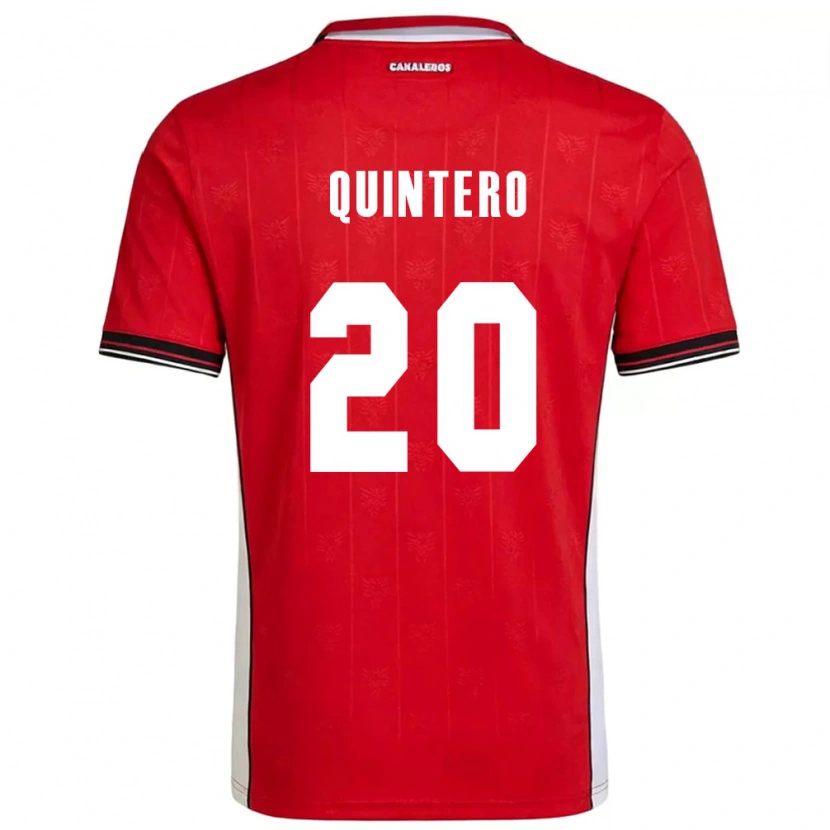 DanxenメンズパナマAldrith Quintero#20赤 茶 白ホームシャツ26-28ジャージーユニフォーム