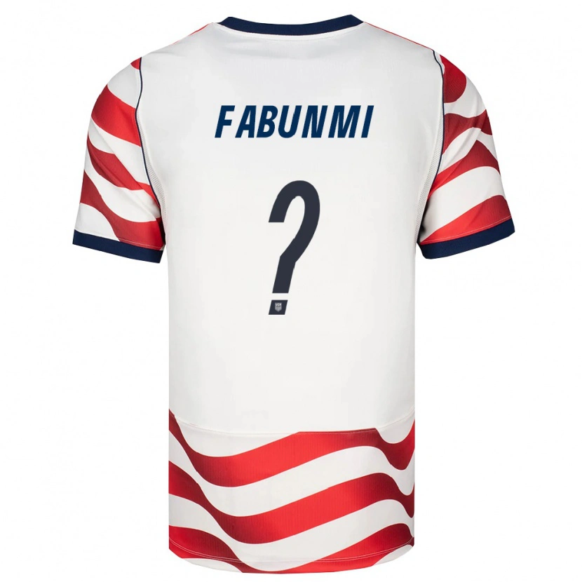 Danxenメンズアメリカ合衆国Isaiah Fabunmi#0赤 白 黒ホームシャツ26-28ジャージーユニフォーム