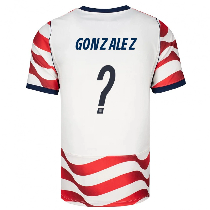 Danxenメンズアメリカ合衆国Christopher Gonzalez#0赤 白 黒ホームシャツ26-28ジャージーユニフォーム