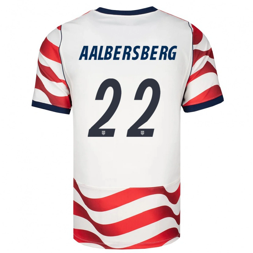 Danxenメンズアメリカ合衆国Miles Aalbersberg#22赤 白 黒ホームシャツ26-28ジャージーユニフォーム