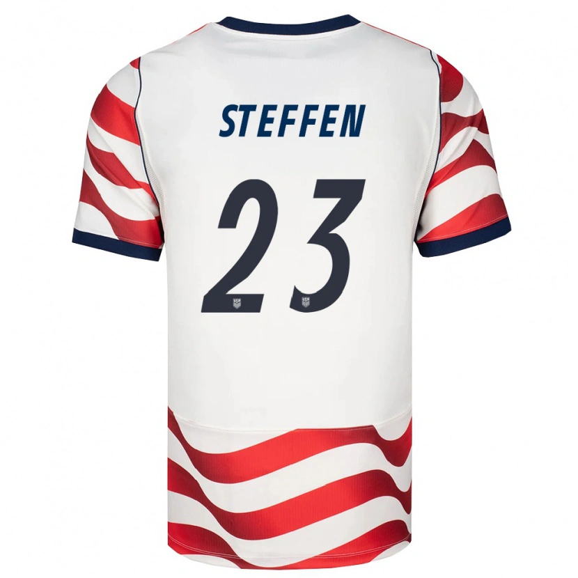 Danxenメンズアメリカ合衆国ザック・ステッフェン#23赤 白 黒ホームシャツ26-28ジャージーユニフォーム