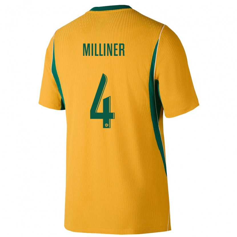 DanxenメンズオーストラリアMiles Milliner#4黄 緑ホームシャツ26-28ジャージーユニフォーム