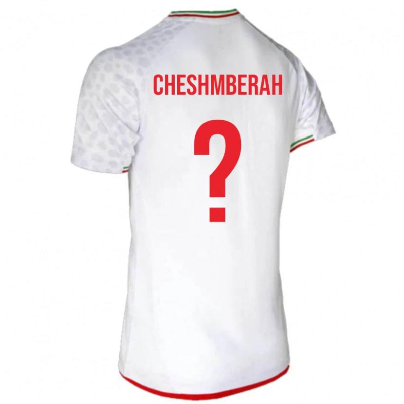 DanxenメンズイランMehdi Cheshmberah#0白 赤ホームシャツ26-28ジャージーユニフォーム