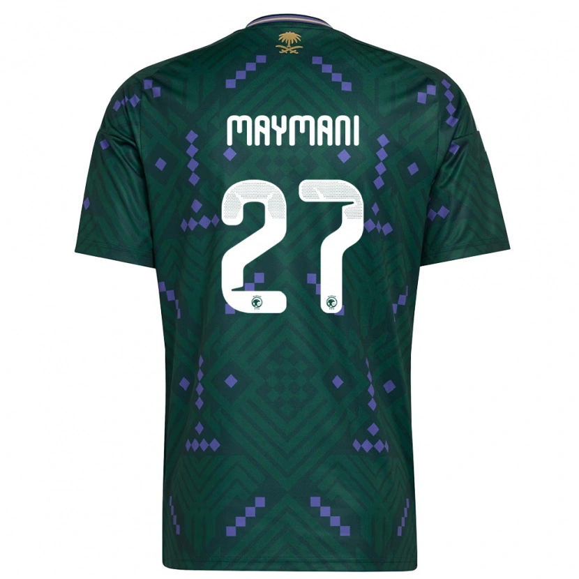 DanxenメンズサウジアラビアAmmar Maimani#27緑 紫 白ホームシャツ26-28ジャージーユニフォーム
