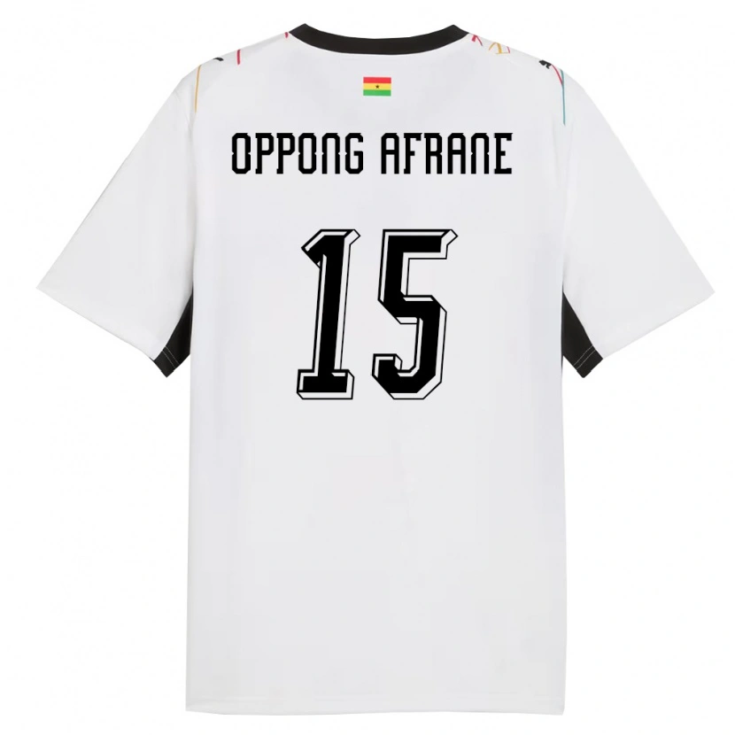 DanxenメンズガーナDavid Oppong Afrane#15白 黒 黄ホームシャツ26-28ジャージーユニフォーム