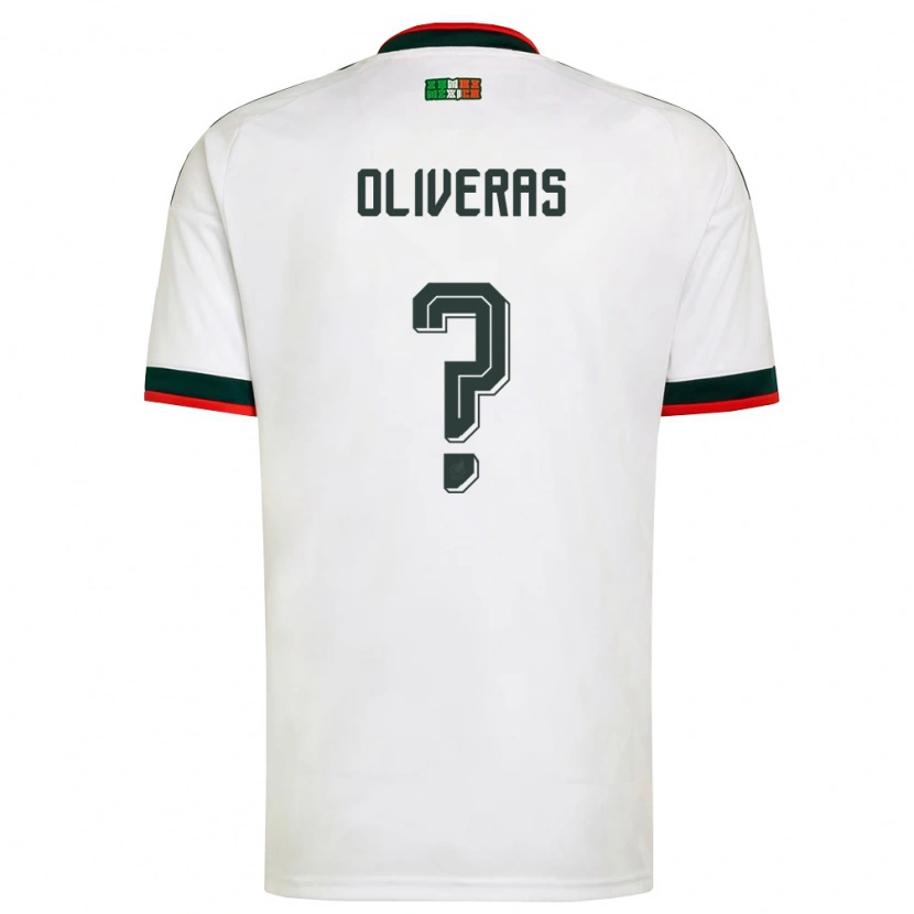 DanxenメンズメキシコRóbert Oliveras#0白 バーガンディ 緑アウェイシャツ26-28ジャージーユニフォーム