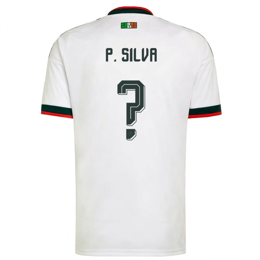 DanxenメンズメキシコPatricio Silva#0白 バーガンディ 緑アウェイシャツ26-28ジャージーユニフォーム