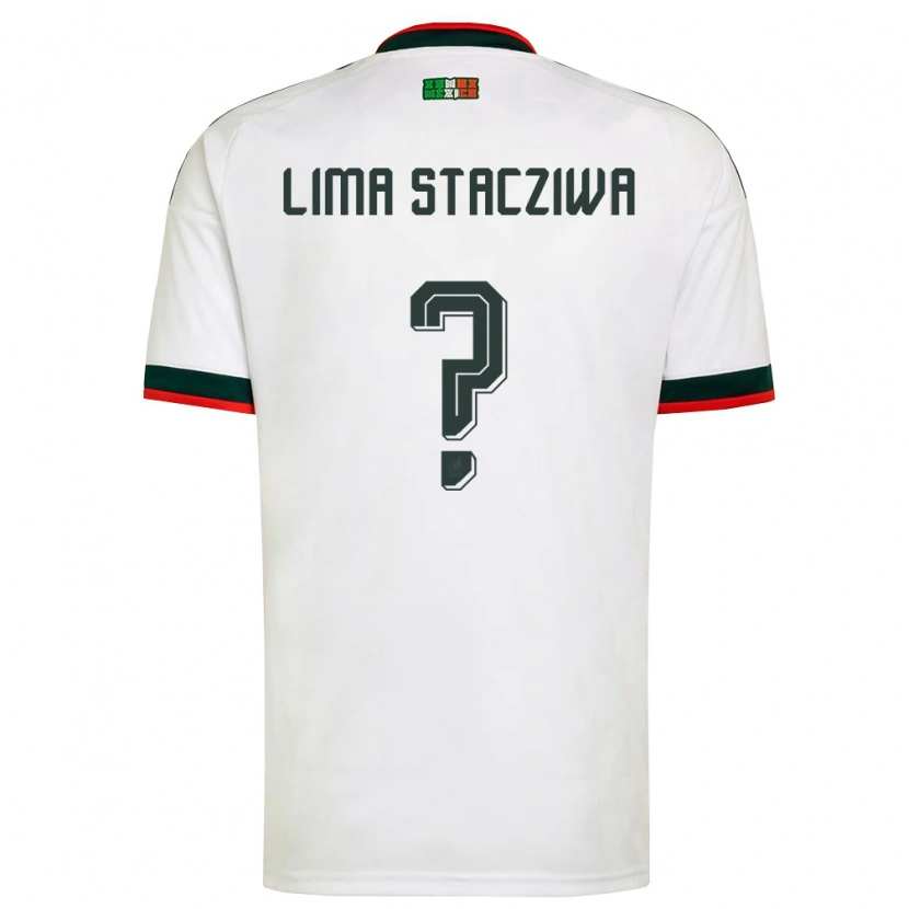 DanxenメンズメキシコNeo Lima Stacziwa#0白 バーガンディ 緑アウェイシャツ26-28ジャージーユニフォーム