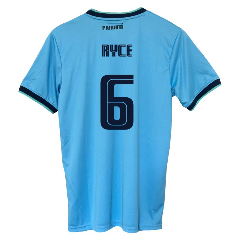 DanxenメンズパナマAnel Ryce#6空色 黒アウェイシャツ26-28ジャージーユニフォーム