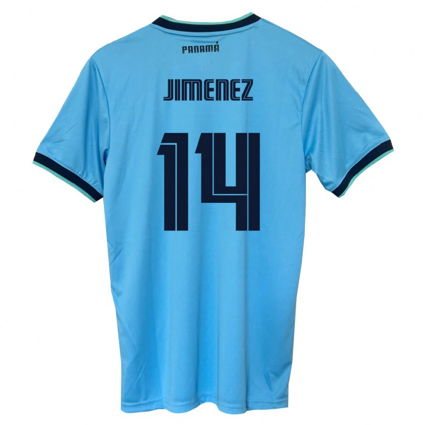 DanxenメンズパナマJuan Jiménez#14空色 黒アウェイシャツ26-28ジャージーユニフォーム