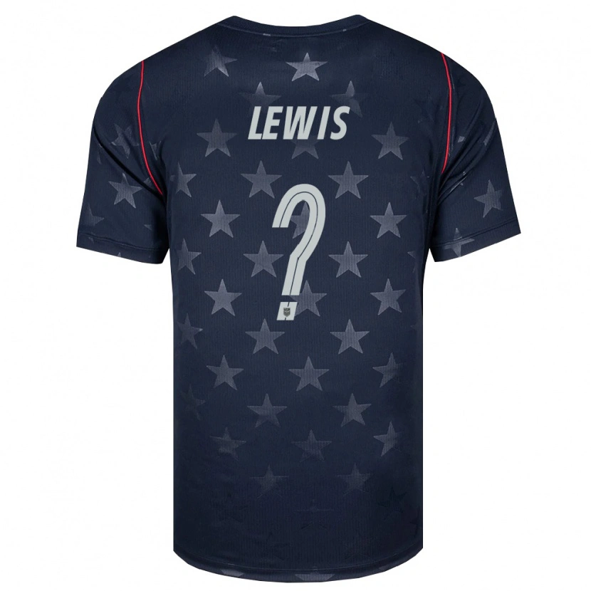 Danxenメンズアメリカ合衆国Gage Lewis#0黒 白 赤アウェイシャツ26-28ジャージーユニフォーム