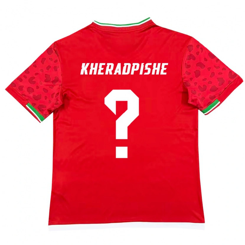 DanxenメンズイランEhsan Kheradpishe#0赤 白アウェイシャツ26-28ジャージーユニフォーム