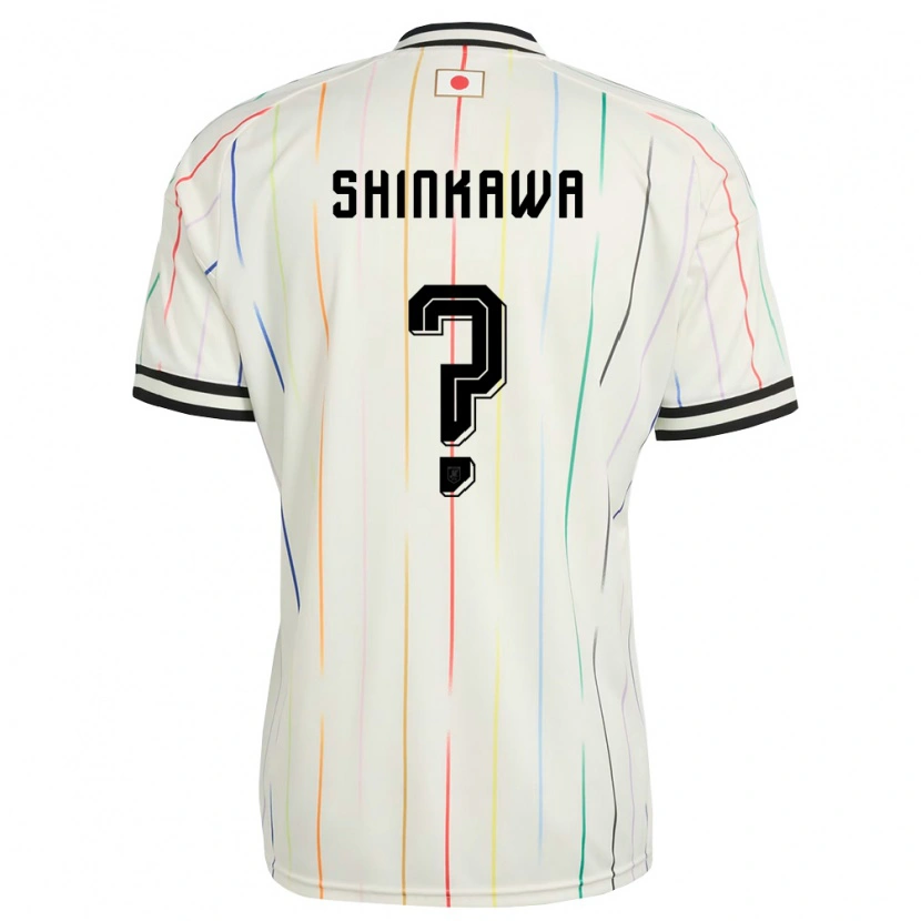 Danxenメンズ日本新川志音#0白 黒アウェイシャツ26-28ジャージーユニフォーム