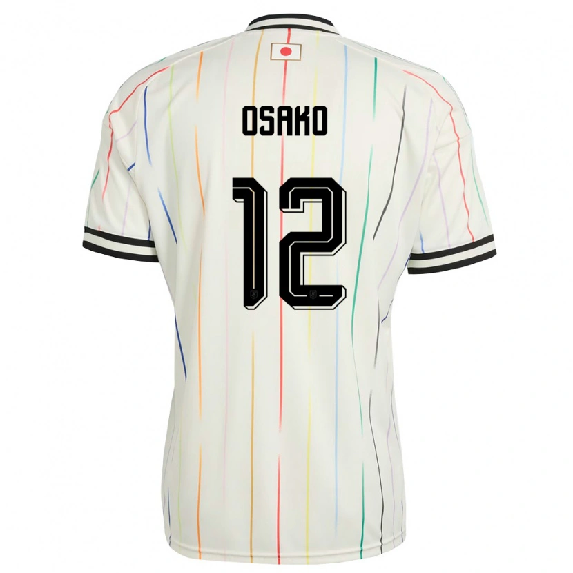 Danxenメンズ日本大迫敬介#12白 黒アウェイシャツ26-28ジャージーユニフォーム