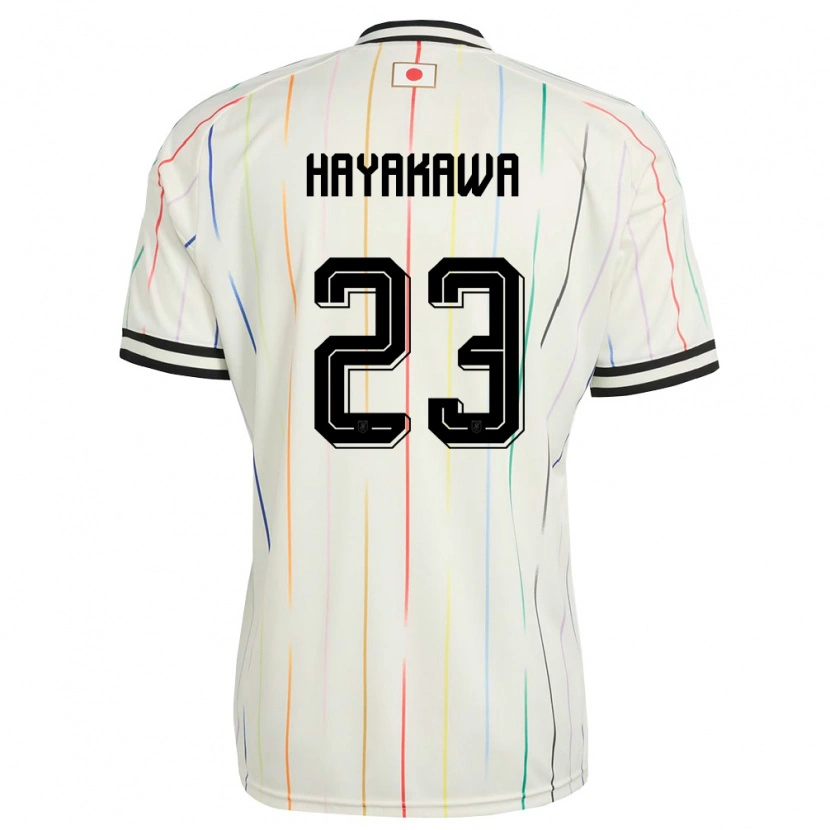 Danxenメンズ日本早川友基#23白 黒アウェイシャツ26-28ジャージーユニフォーム