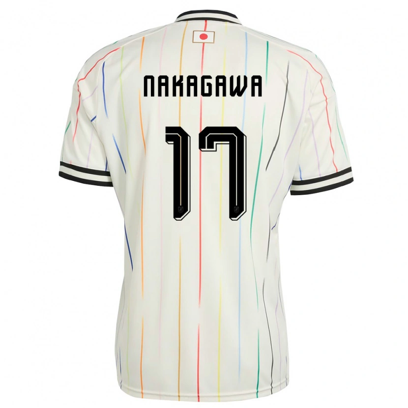 Danxenメンズ日本中川育#17白 黒アウェイシャツ26-28ジャージーユニフォーム