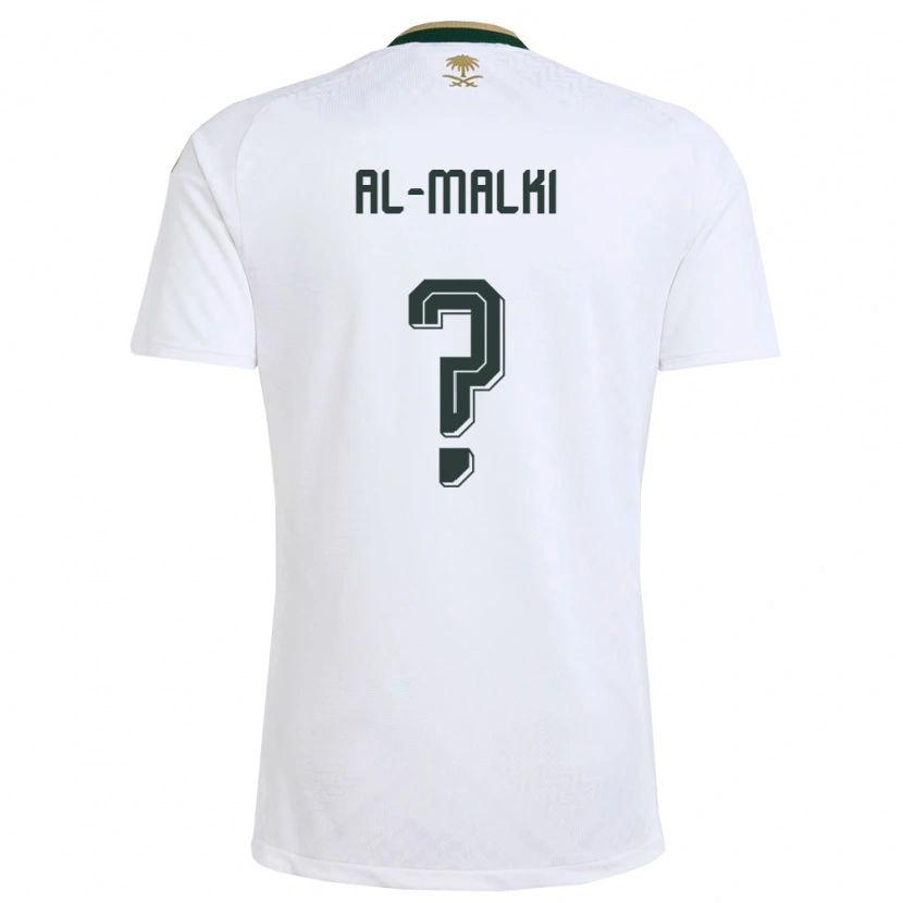 DanxenメンズサウジアラビアMohammed Al-Malki#0白 緑 金アウェイシャツ26-28ジャージーユニフォーム