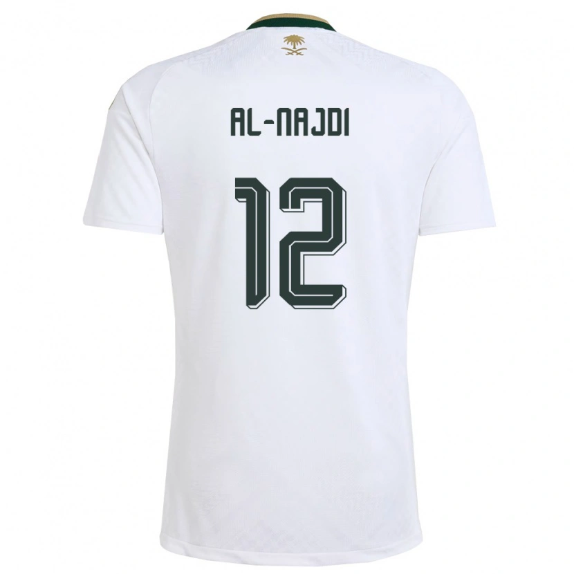 DanxenメンズサウジアラビアSalem Al-Najdi#12白 緑 金アウェイシャツ26-28ジャージーユニフォーム
