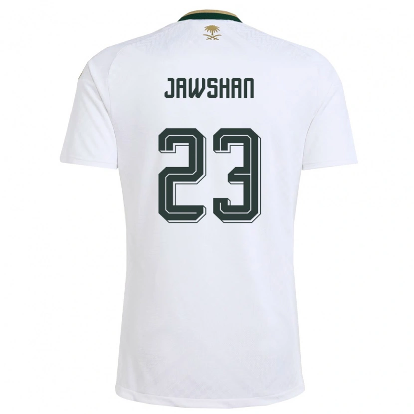Danxenメンズサウジアラビアヤジード・ジョーシャン#23白 緑 金アウェイシャツ26-28ジャージーユニフォーム