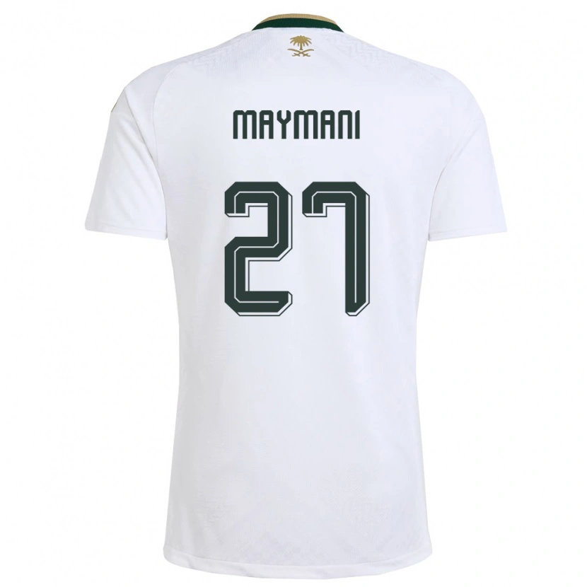 DanxenメンズサウジアラビアAmmar Maimani#27白 緑 金アウェイシャツ26-28ジャージーユニフォーム
