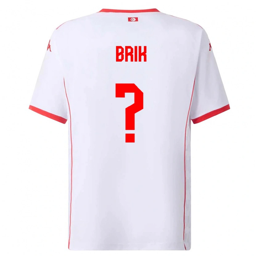 DanxenメンズチュニジアDhirar Brik#0白 赤アウェイシャツ26-28ジャージーユニフォーム