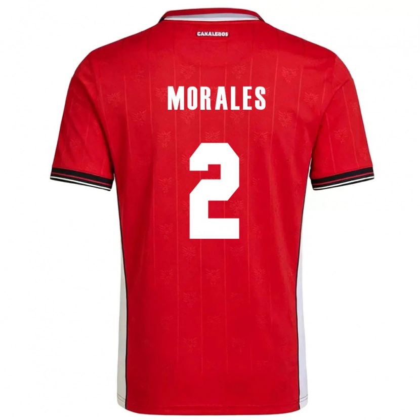 DanxenレディースパナマAbdul Morales#2赤 茶 白ホームシャツ26-28ジャージーユニフォーム