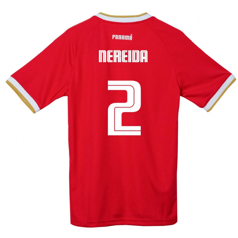 DanxenレディースパナマJuriel Nereida#2赤 茶 白ホームシャツ26-28ジャージーユニフォーム