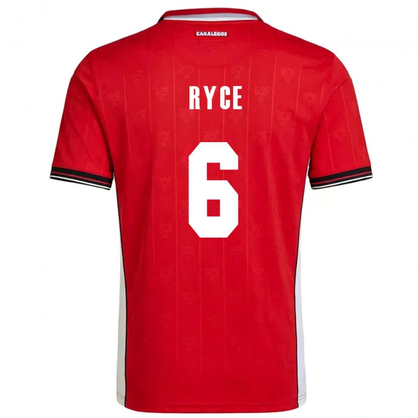 DanxenレディースパナマAnel Ryce#6赤 茶 白ホームシャツ26-28ジャージーユニフォーム
