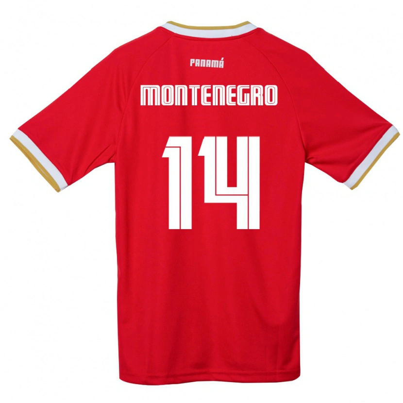 DanxenレディースパナマCarmen Montenegro#14赤 茶 白ホームシャツ26-28ジャージーユニフォーム