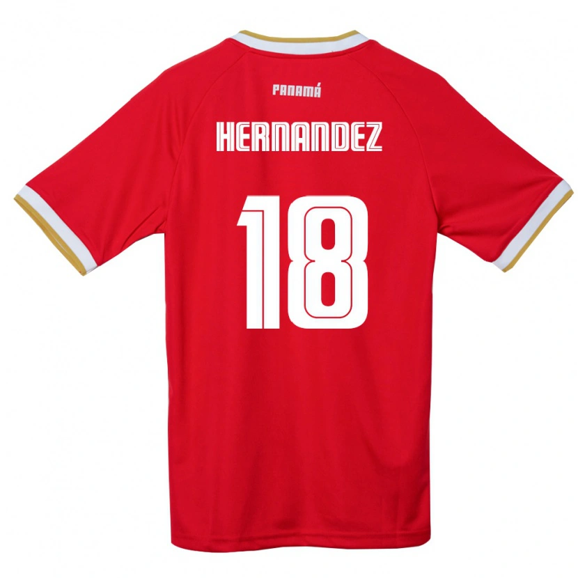 DanxenレディースパナマErika Hernández#18赤 茶 白ホームシャツ26-28ジャージーユニフォーム