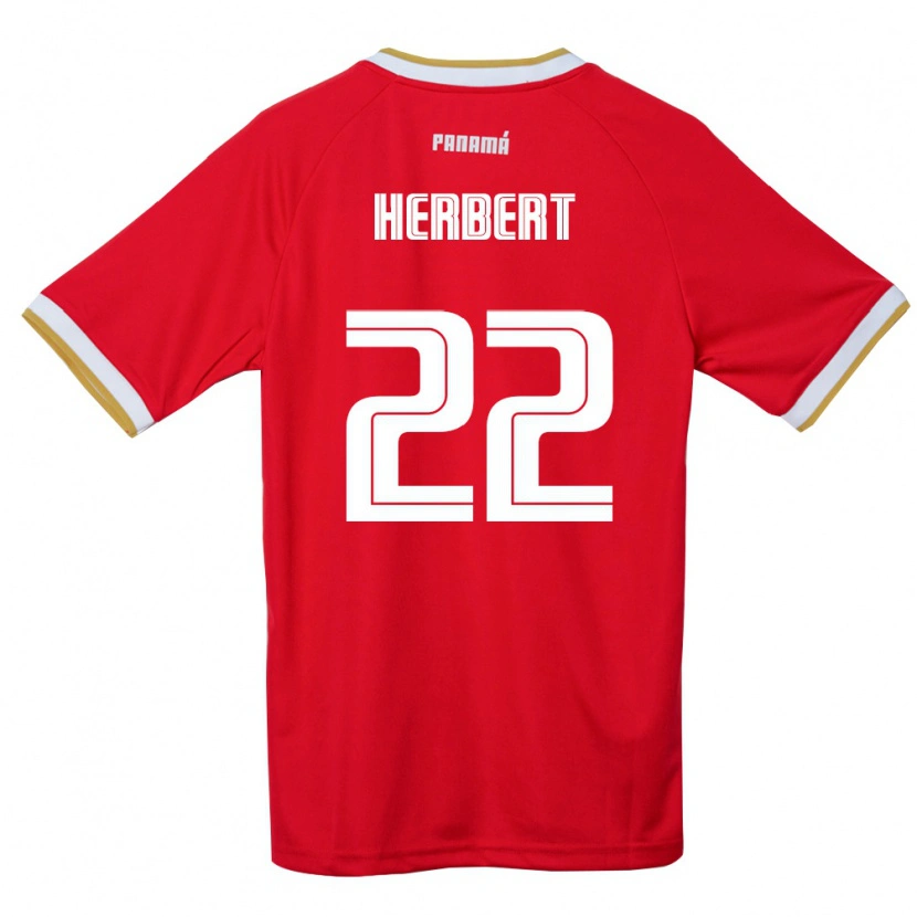 DanxenレディースパナマAntony Herbert#22赤 茶 白ホームシャツ26-28ジャージーユニフォーム