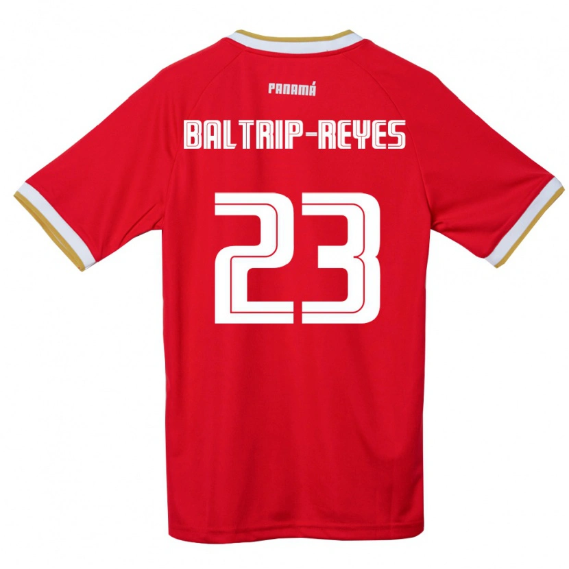 DanxenレディースパナマCarina Baltrip-Reyes#23赤 茶 白ホームシャツ26-28ジャージーユニフォーム