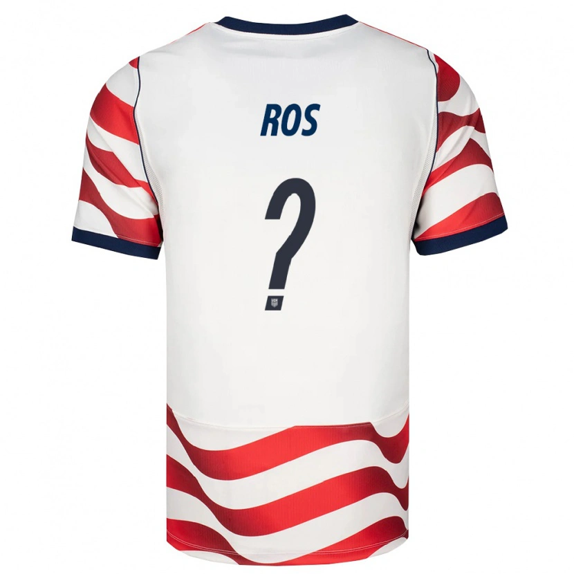 Danxenレディースアメリカ合衆国Diego Ros#0赤 白 黒ホームシャツ26-28ジャージーユニフォーム