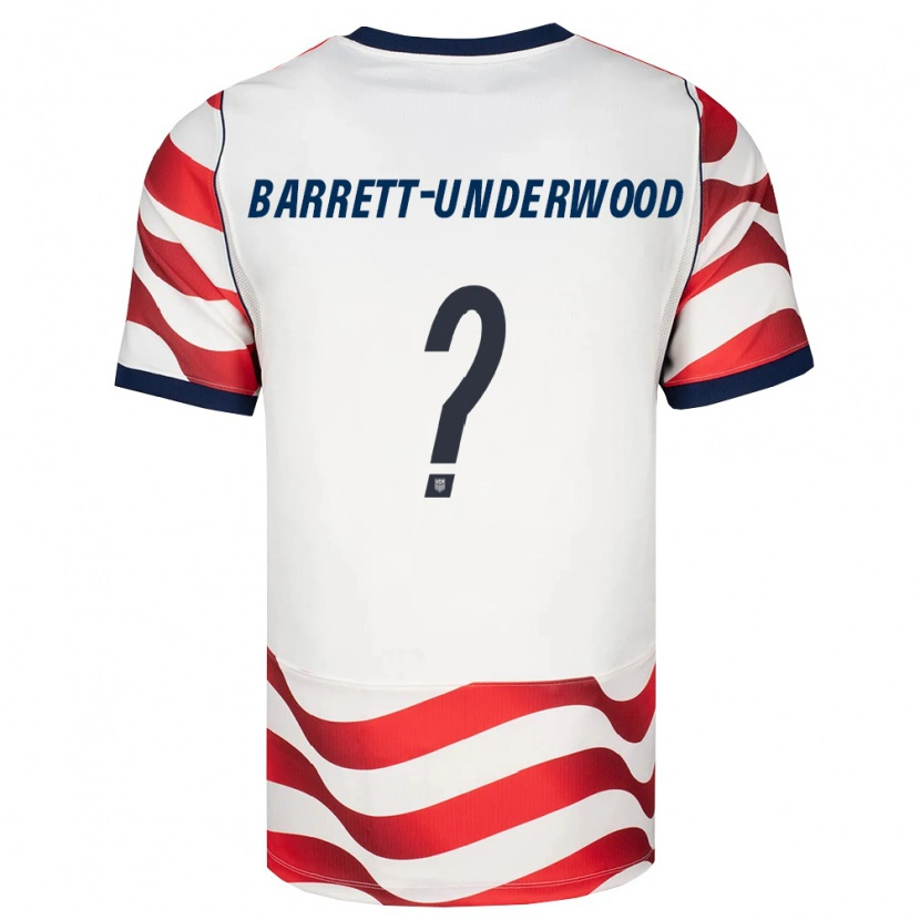 Danxenレディースアメリカ合衆国Keehan Barret-Underwood#0赤 白 黒ホームシャツ26-28ジャージーユニフォーム