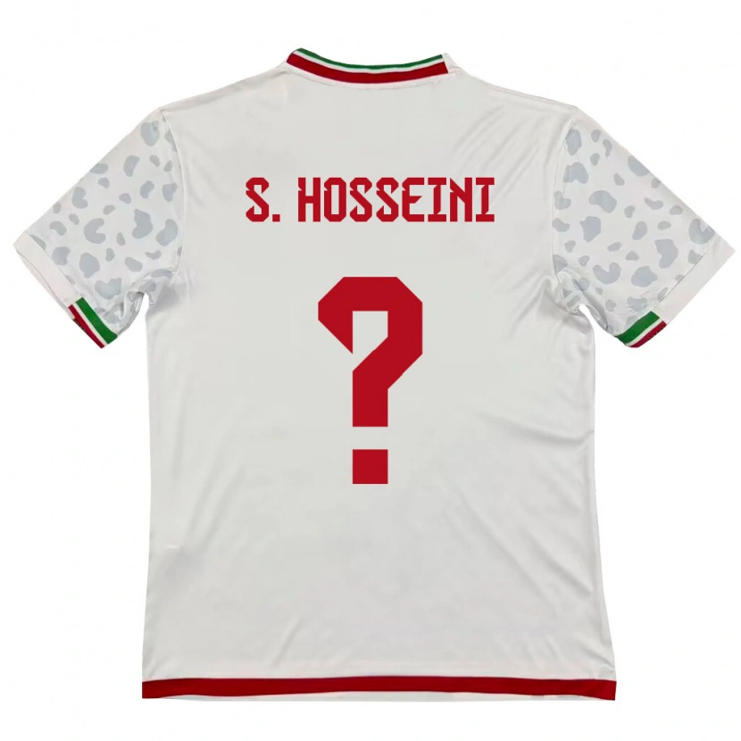 DanxenレディースイランSeyed Mohammadjavad Hosseini#0白 赤ホームシャツ26-28ジャージーユニフォーム