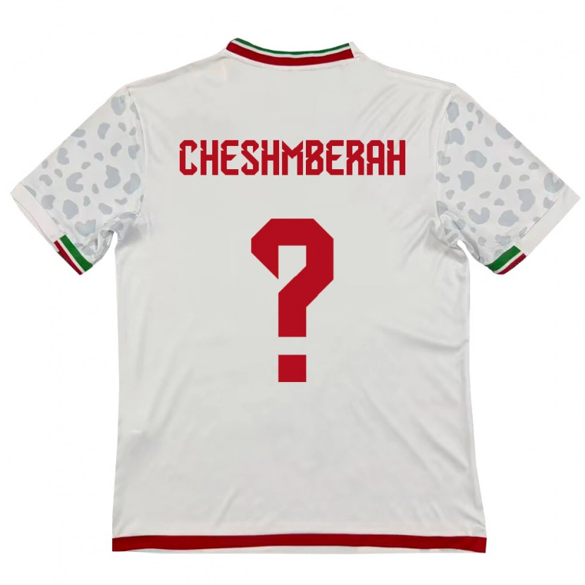 DanxenレディースイランMehdi Cheshmberah#0白 赤ホームシャツ26-28ジャージーユニフォーム